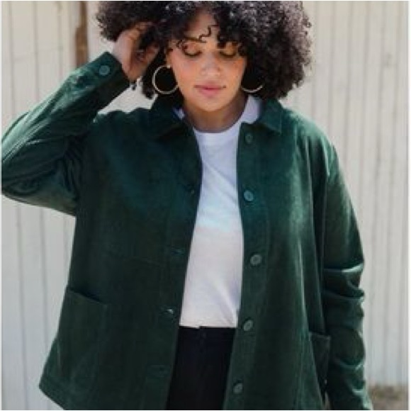 Tradlands Field Chore Coat in Forest size M - Picture 2 of 11